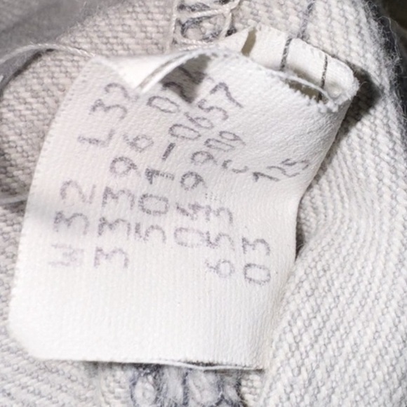 Levis 501 Vintage 80s Gray Jeans Size 32/28" - Picture 6 of 8